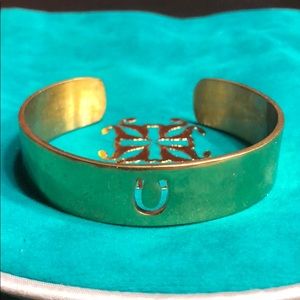 Rustic Cuff Horseshoe .5 Cut Out Cuff